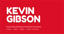Desktop Screenshot of kevingibson.co.uk